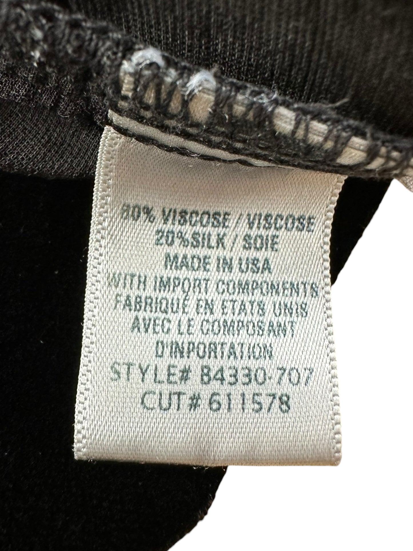 bella dahl Black Velvet Jogger Track Suit Set Size M