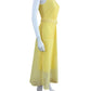 ANTONIO MELANI NWT Yellow Mesh Striped Enid Dress Size 2