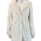 Rachel Zoe Cream Faux Fur Coat Size M