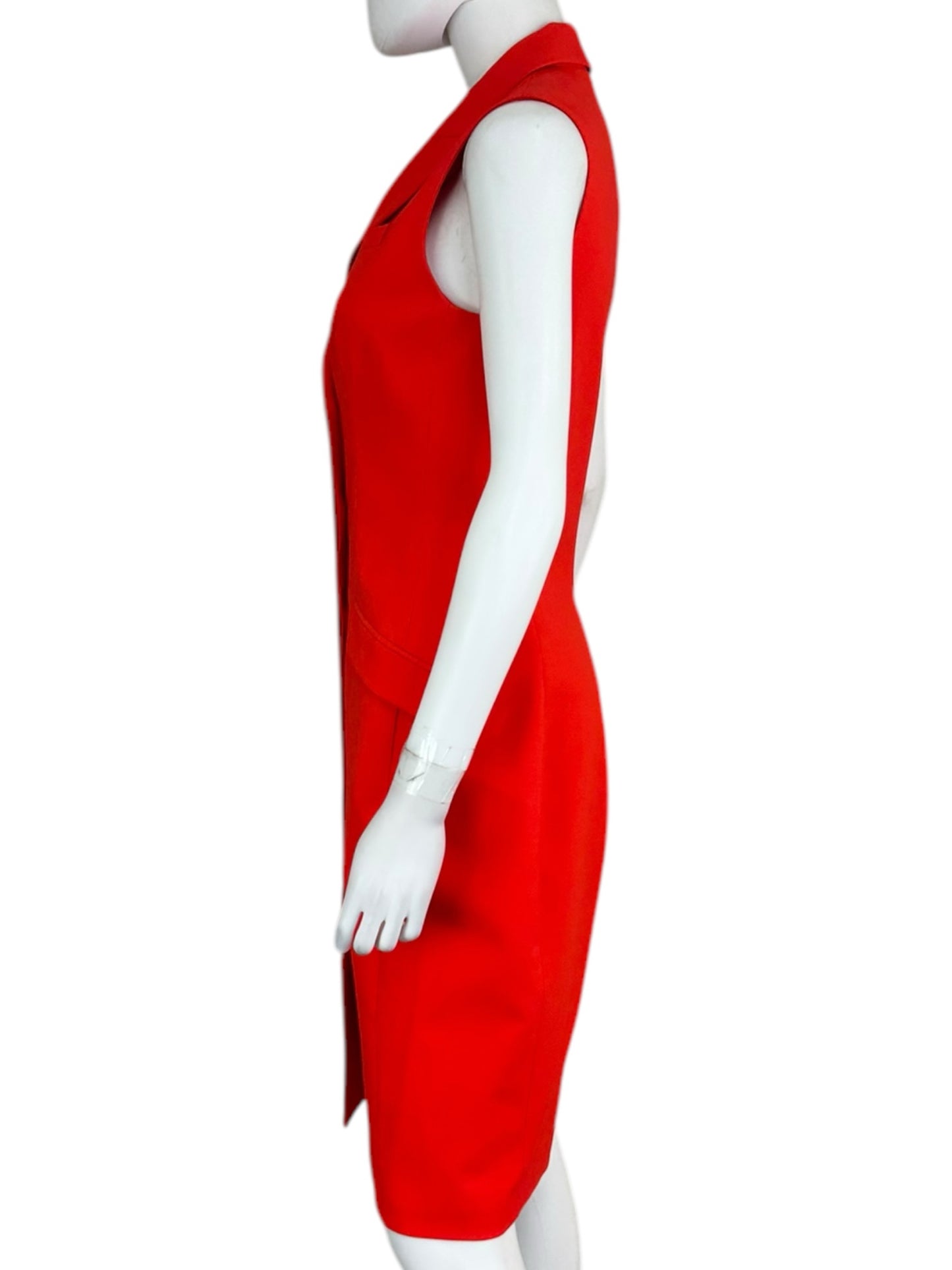 BANANA REPUBLIC Red Mini Workwear Dress Size 2