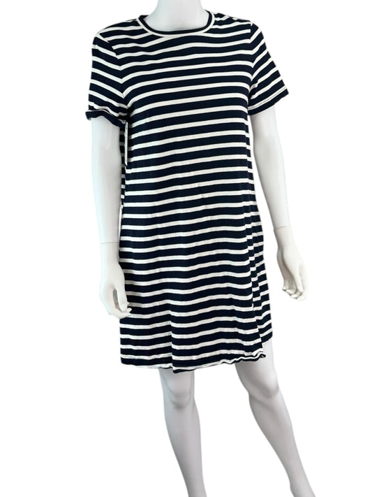 Kate Spade Navy Striped Casual Dress Size M