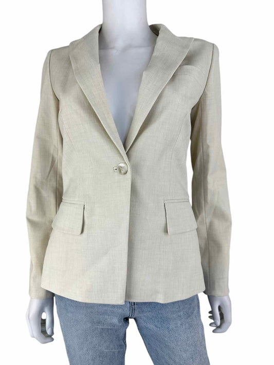 ANTONIO MELANI Cream Blazer Size 2