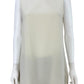 EILEEN FISHER Cream 100% Silk Tunic Size S