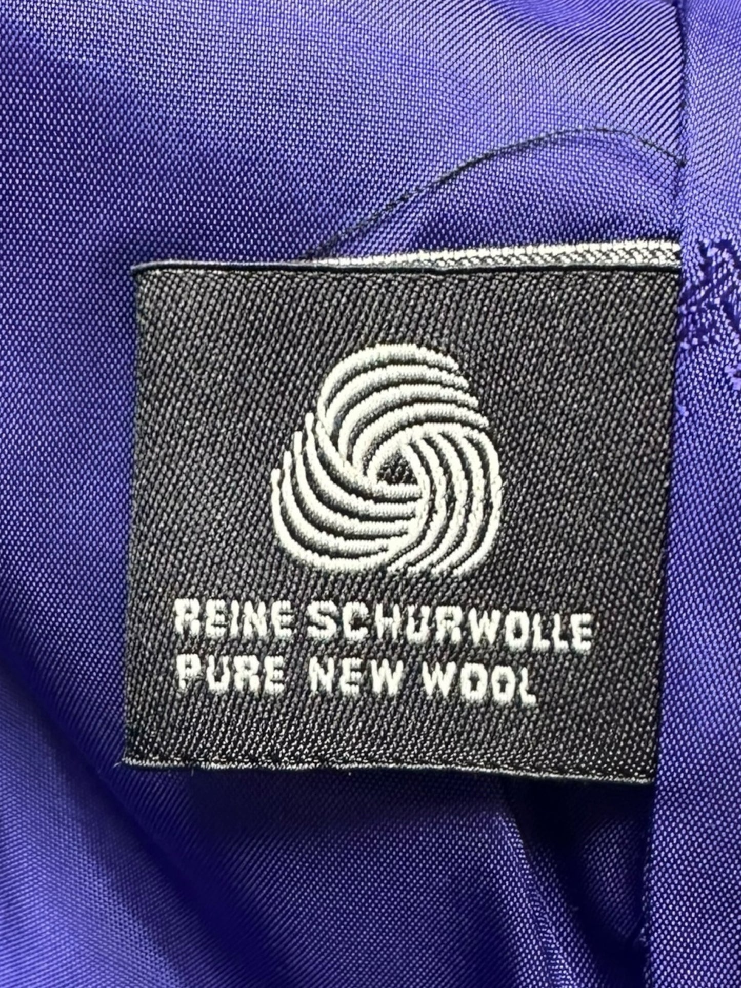 ESCADA Purple Virgin Wool Dress Jacket Size M