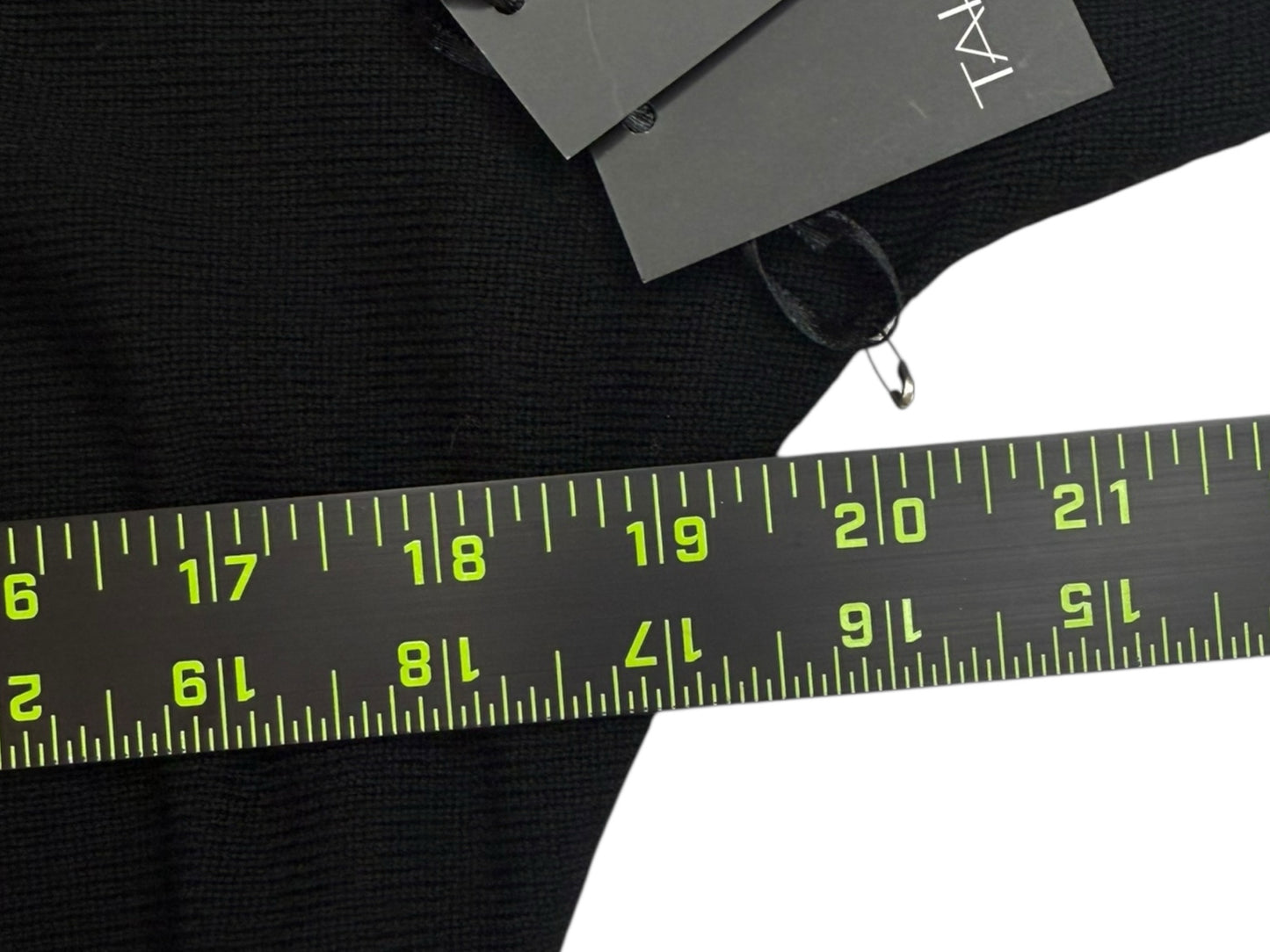 TAHARI NWT Black Sweater Dress Size S