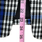 BANANA REPUBLIC Blue Plaid Long and Lean Blazer Size 4