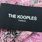 THE KOOPLES Pink Floral Midi Dress Size 3