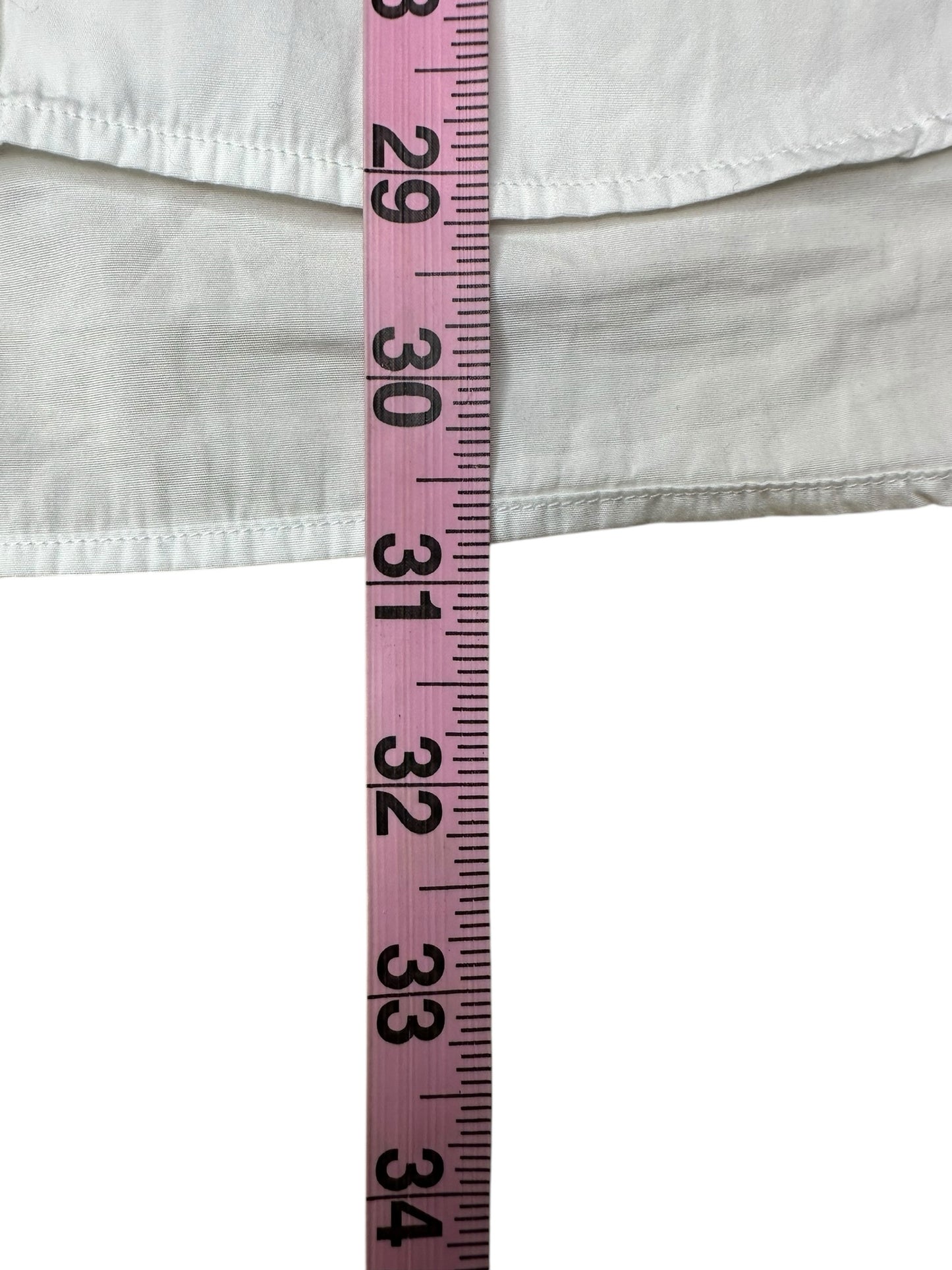 Frank & Eileen White 100% Cotton Fiona Button-Up Shirt Size L