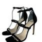 PAIGE Black Suede Scalloped Pumps Size 9