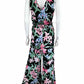 Tommy Bahama Black Tropical Print Jumpsuit Size S