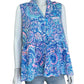 Lilly Pulitzer Paisley Print Blouse Size XL