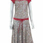 Maxazria Pink Crochet Sequin Dress Size S