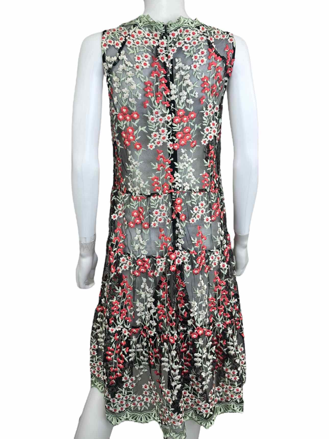 Erin Fetherston Embroidered Cocktail Dress Size 10