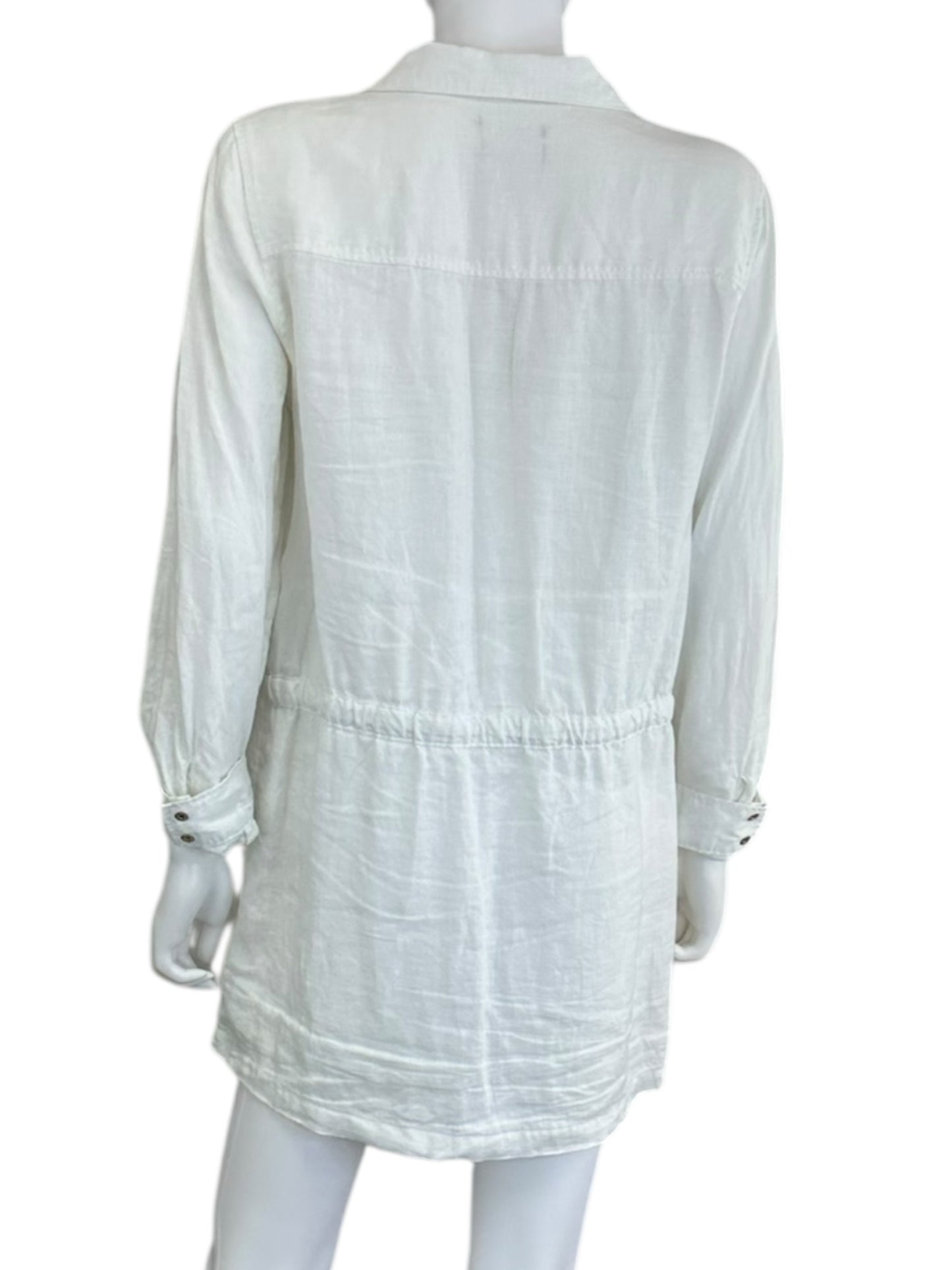Jones & Co White Casual Jacket Size M