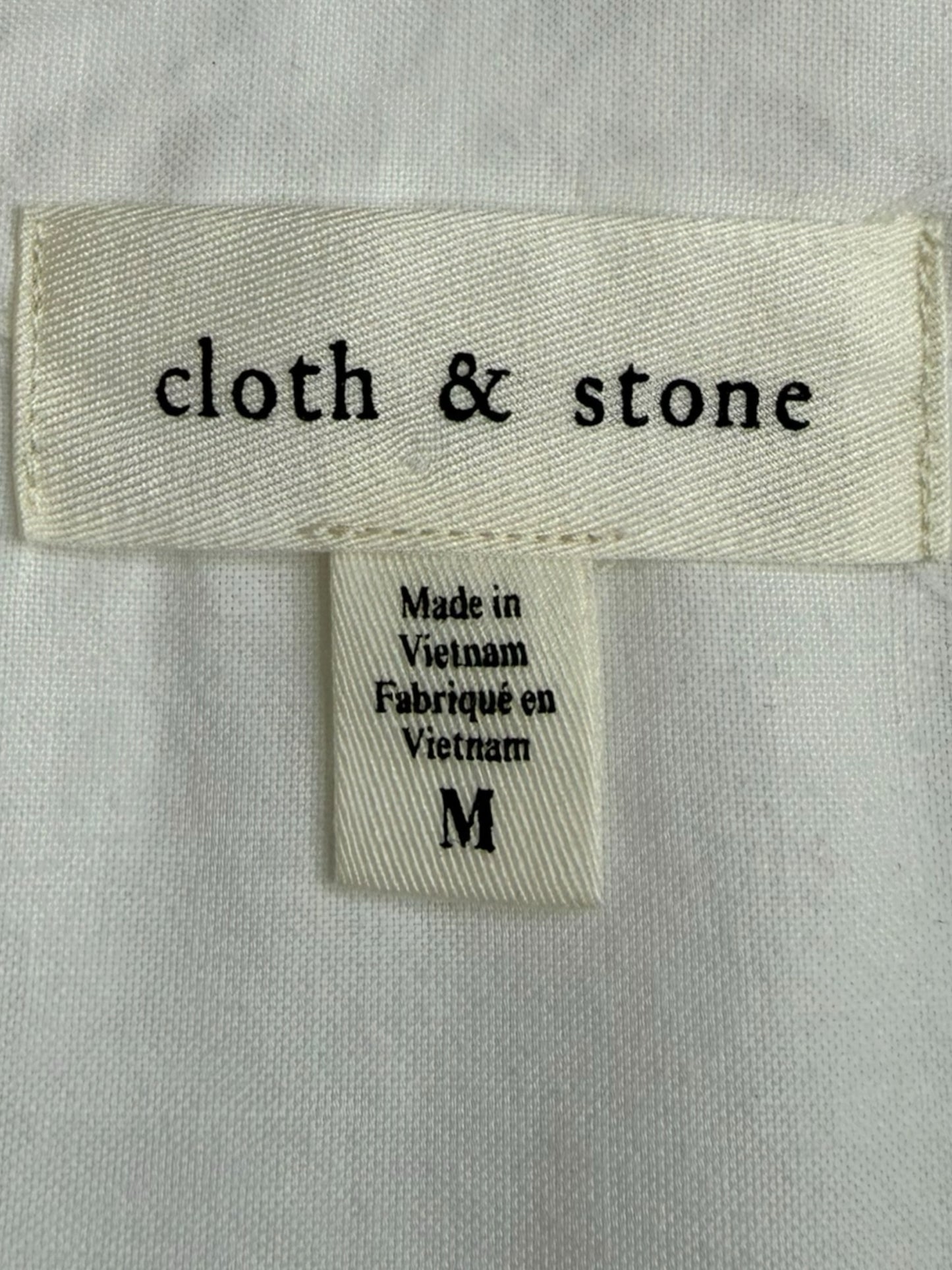 Cloth & Stone White Button-down Top Size M
