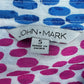 JOHN MARK NWT Color Block Button-Down Shirt Size S