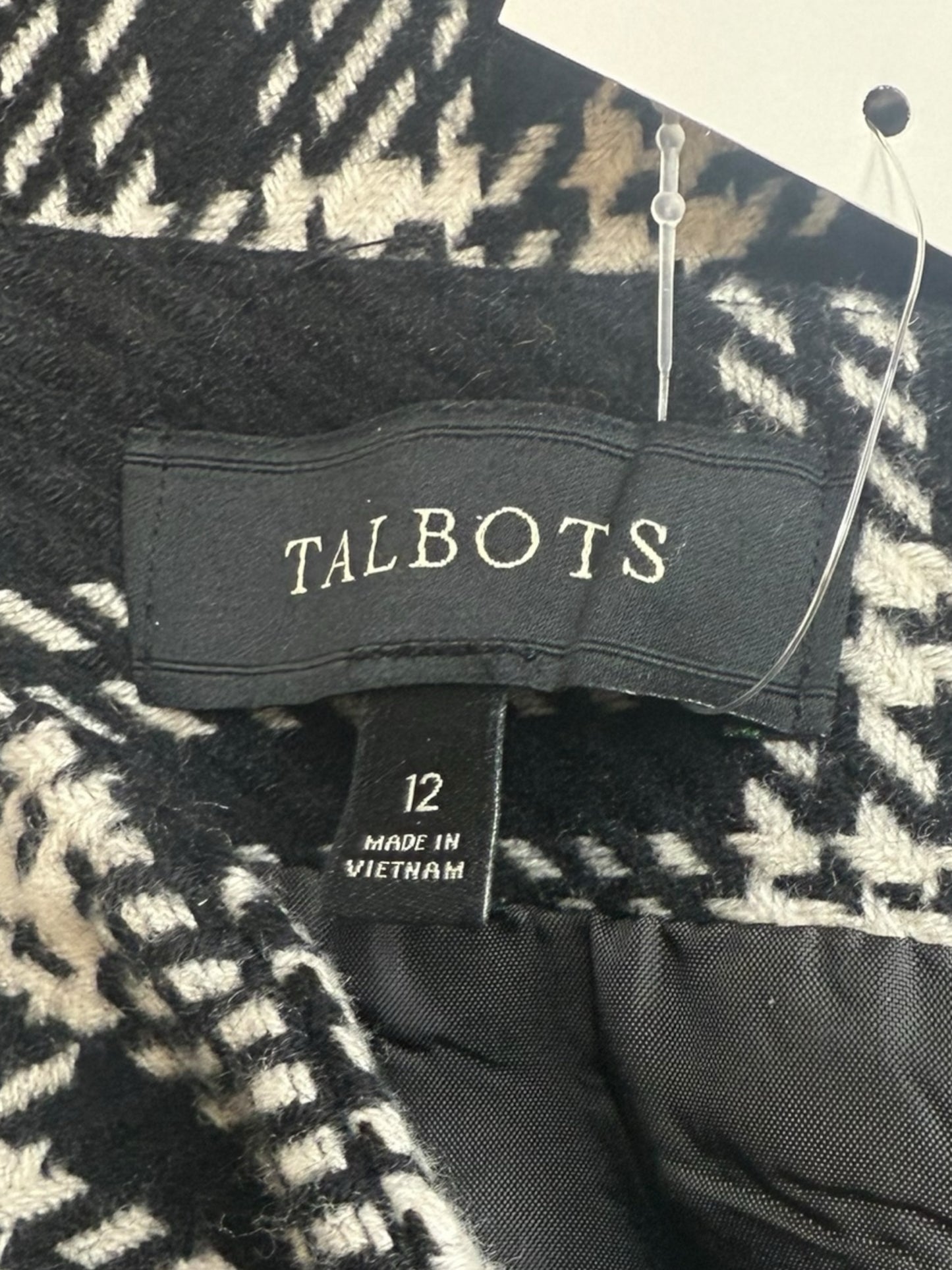 Talbots Black and White Skirt Size 12