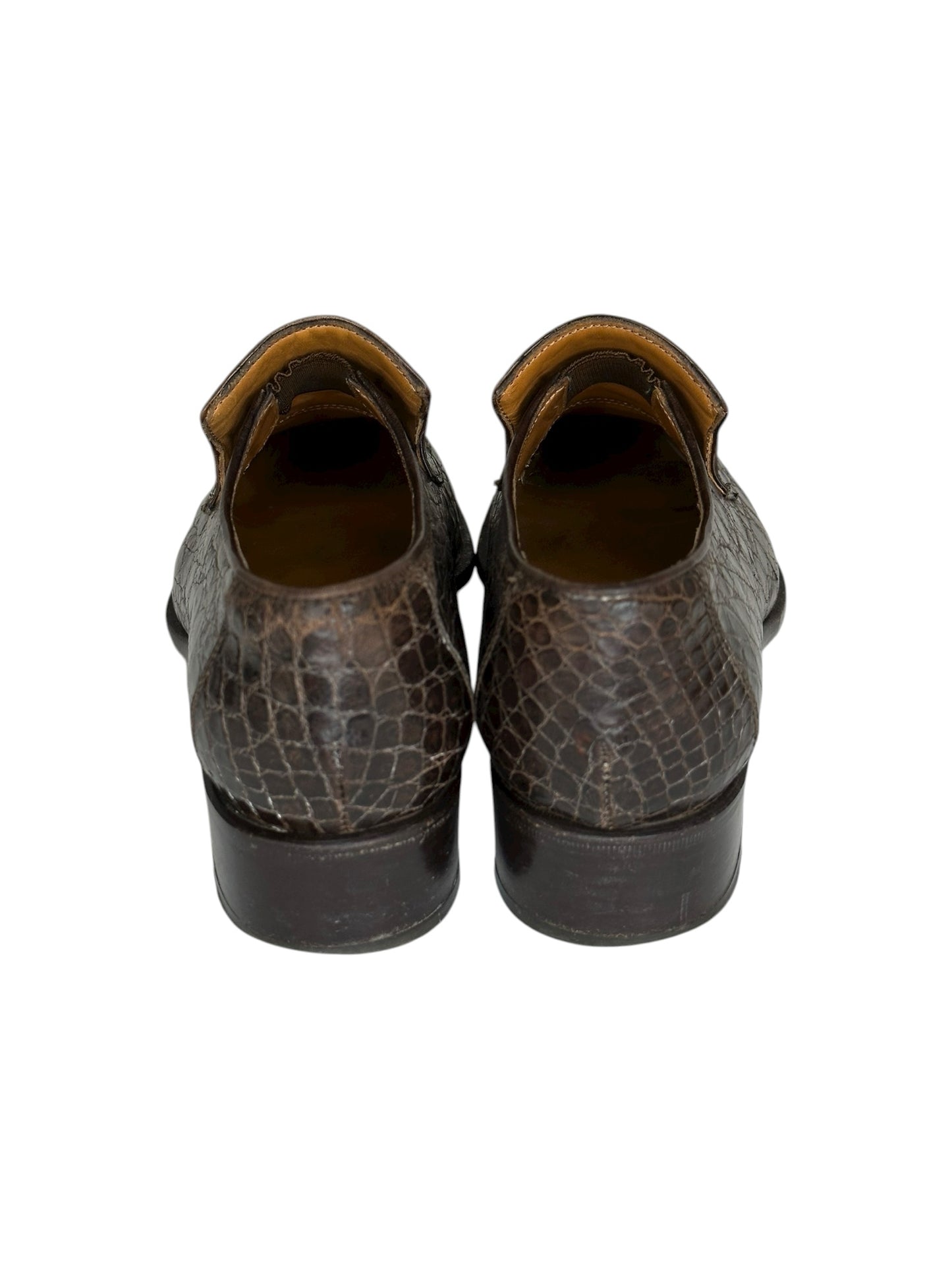 Ralph Lauren Collection Brown Leather Loafers Size 6.5