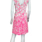 Lilly Pulitzer Pink and White Mini Dress Size XL