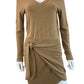 Monrow NWT Brown Jersey Mini Dress Size M