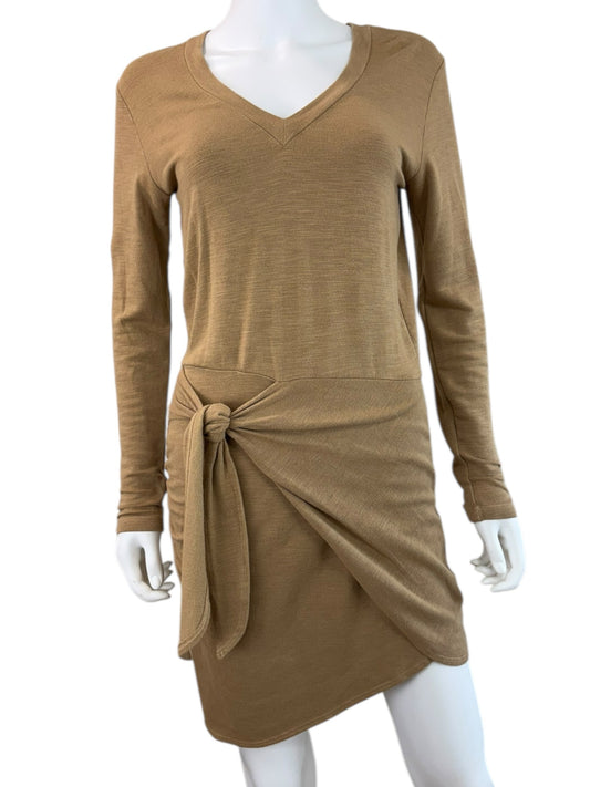 Monrow NWT Brown Jersey Mini Dress Size M