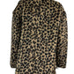 Talbots NWT Brown Leopard Print Wool Coat Size M