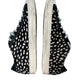 P448 John "Cowiena" Spotted Calf-Hair Low-Top Sneakers Size 39