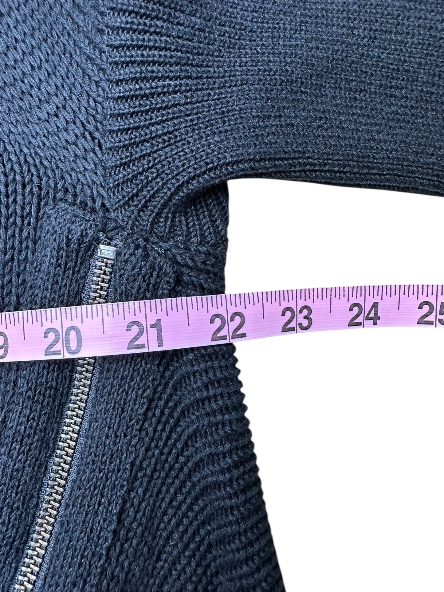 Stella Carakasi Black Cotton Sweater Cardigan Size XS