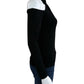 MILLY Black Crisscross Keyhole Neck Top Size S