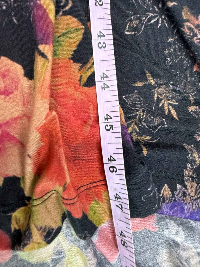 Johnny Was Black Floral Bossa Maxi Dress Size L