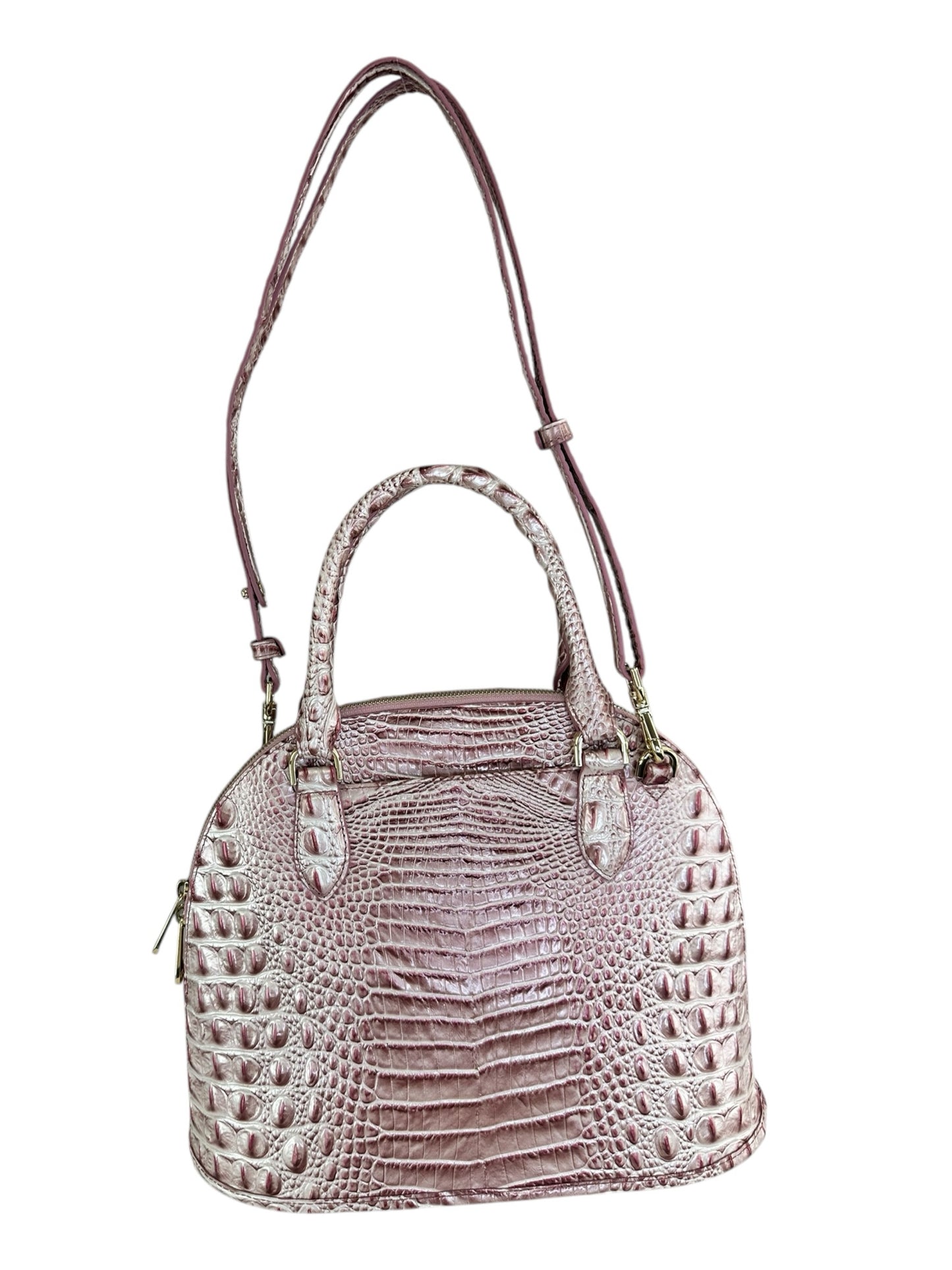 Brahmin 'Pink Icing Melbourne' Shoulder/Crossbody Designer Handbag