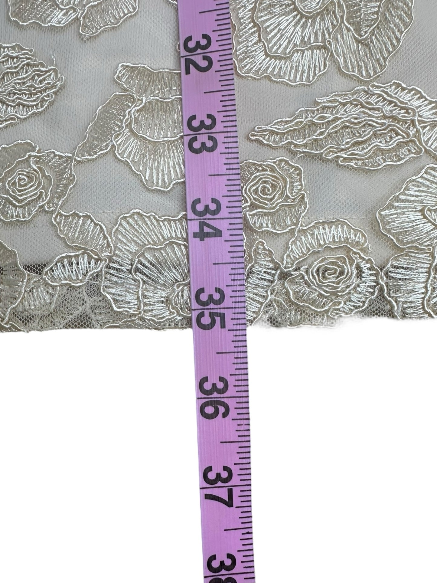 Adrianna Papell Cream Floral Lace Cocktail Dress Size 10