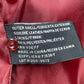 East 5th Red Leather Jacket Size M