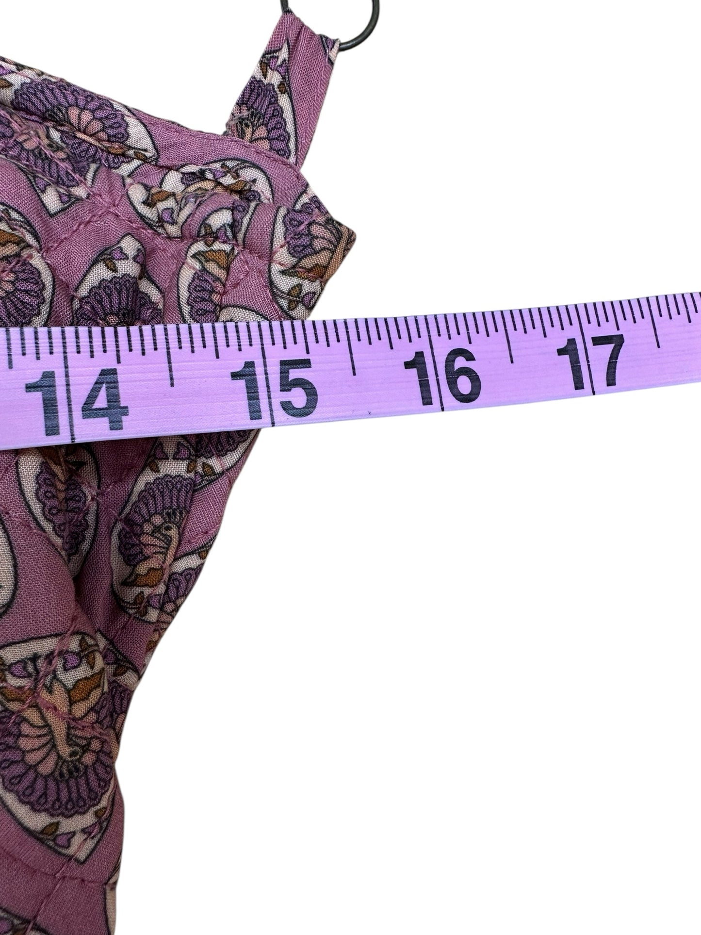 Spell & the Gypsy Cream and Purple Casual Dress Size XS