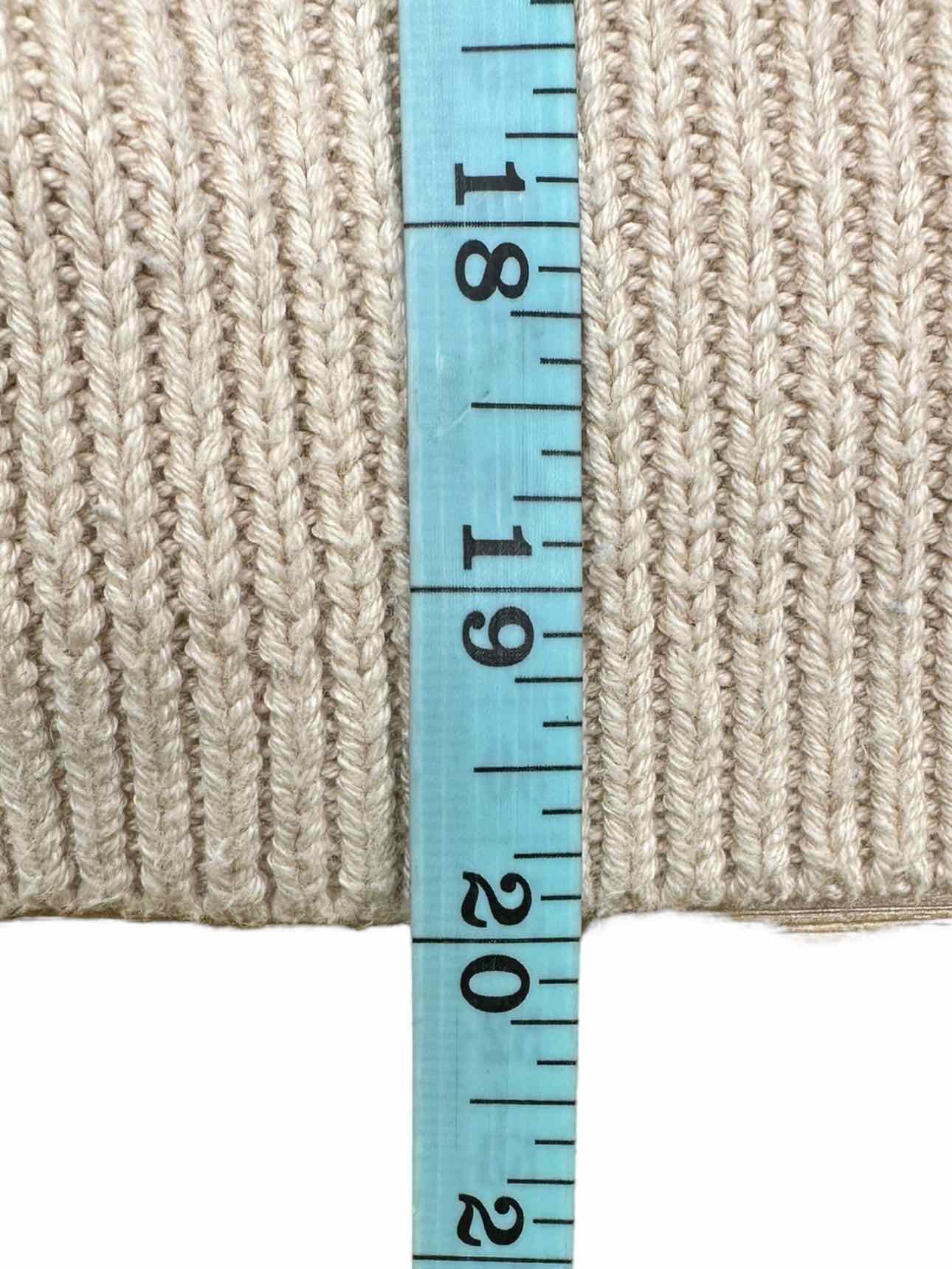 cabi Cream Cable Knit Sweater Size M