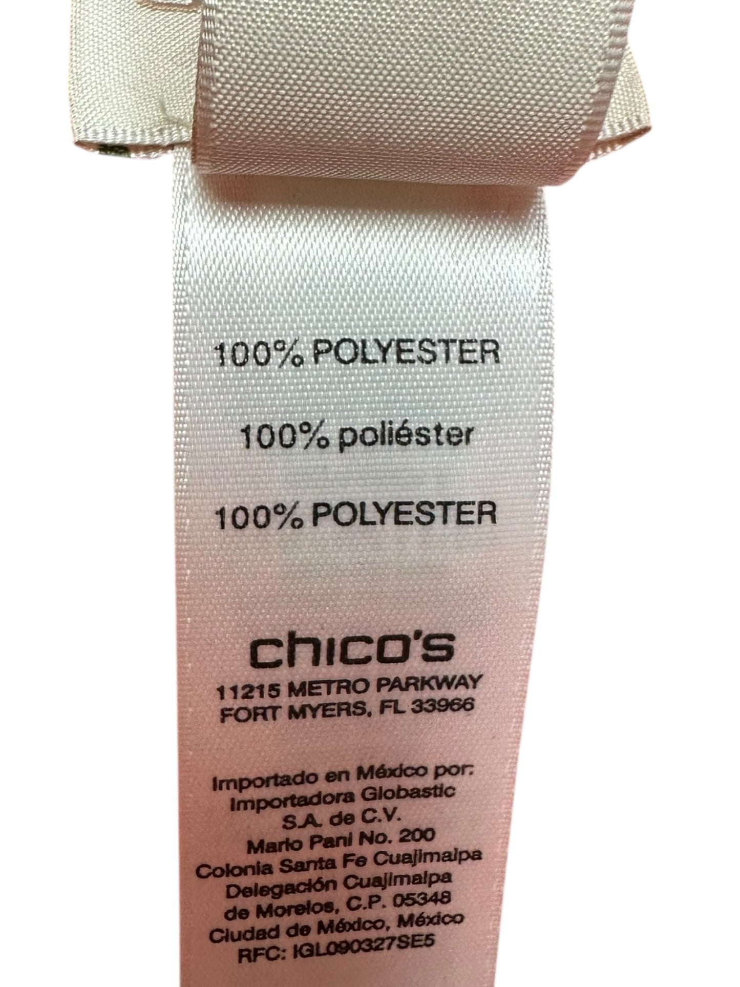 Chico's Red Eyelet Lace Bomber Jacket Size L