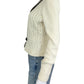 ANTONIO MELANI Cable Knit Cardigan Size S