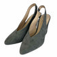 VINCE CAMUTO Gray Suede Tashinta Slingback Heels Size 8