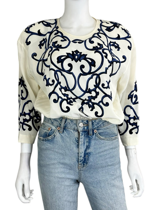 ESCADA Silk Bodysuit Size 42