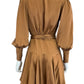 ZIMMERMANN Natural 100% Silk Mini Wrap Dress Size 0