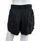 Raquel Allegra Black Silk Palm Tree Print Shorts Size 0