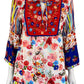 JOHN MARK NWT Floral Multicolor Blouse Size M