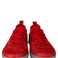 Christian Louboutin Red Arpoador Suede Sneakers Size 37