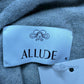 ALLUDE Gray Wool Cashmere Blend Maxi Sweater Dress Size M