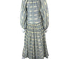 Alix of Bohemia Blue 'Saranna' 100% Cotton Maxi Dress Size S
