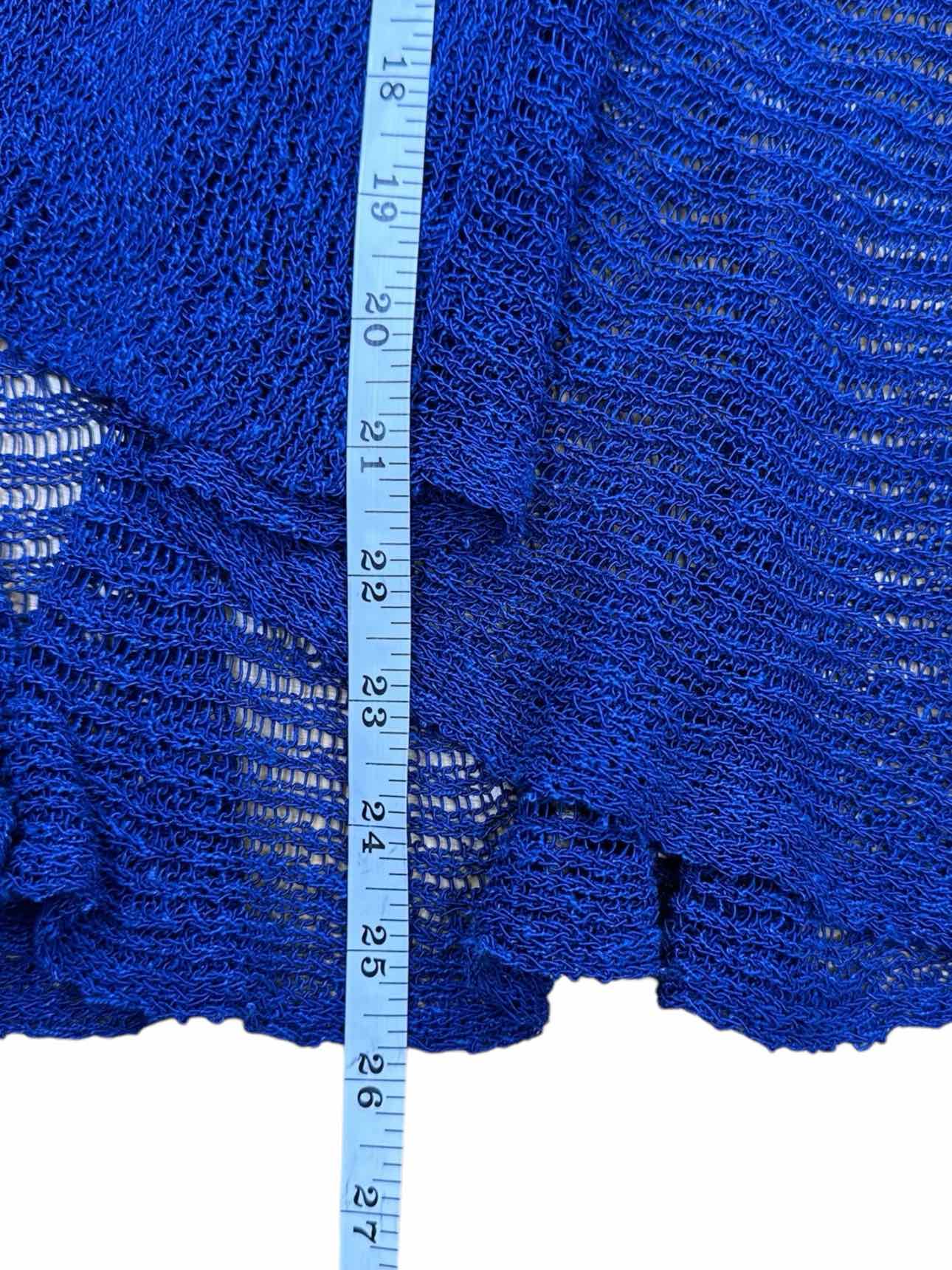 EILEEN FISHER Blue Linen Cardigan Size XS