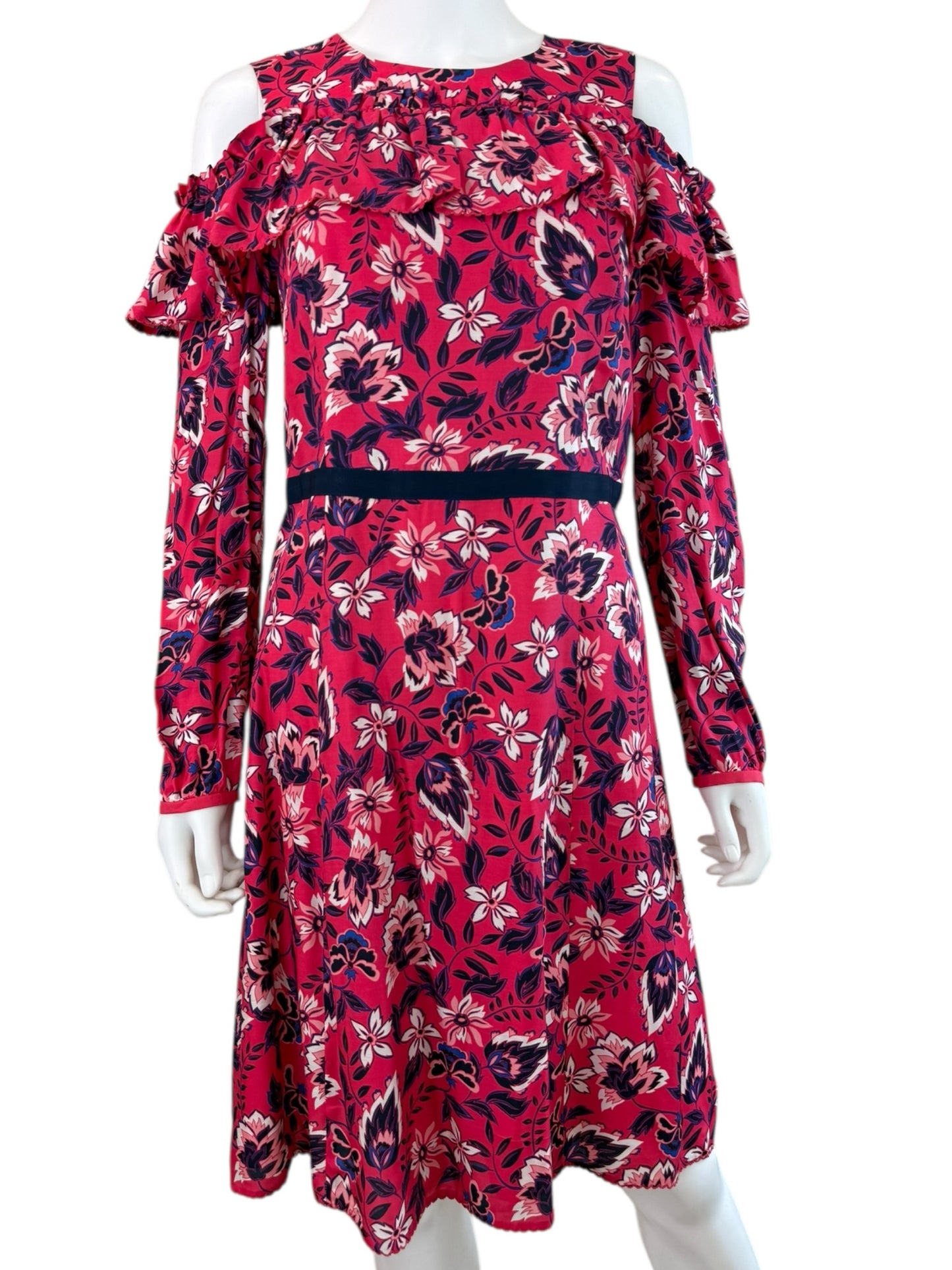 Draper James NWT Francie Floral Off the Shoulder Dress Size 8