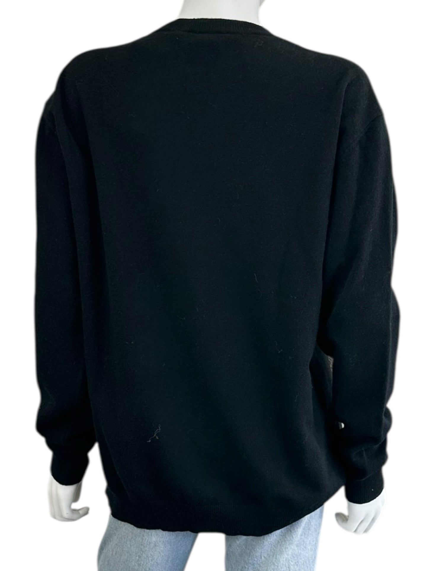 STELLA MCCARTNEY NWT 100% Virgin Wool Intarsia Lion Sweater Size 40