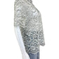 TRINA TURK White Floral Martigues Lace Top Size S