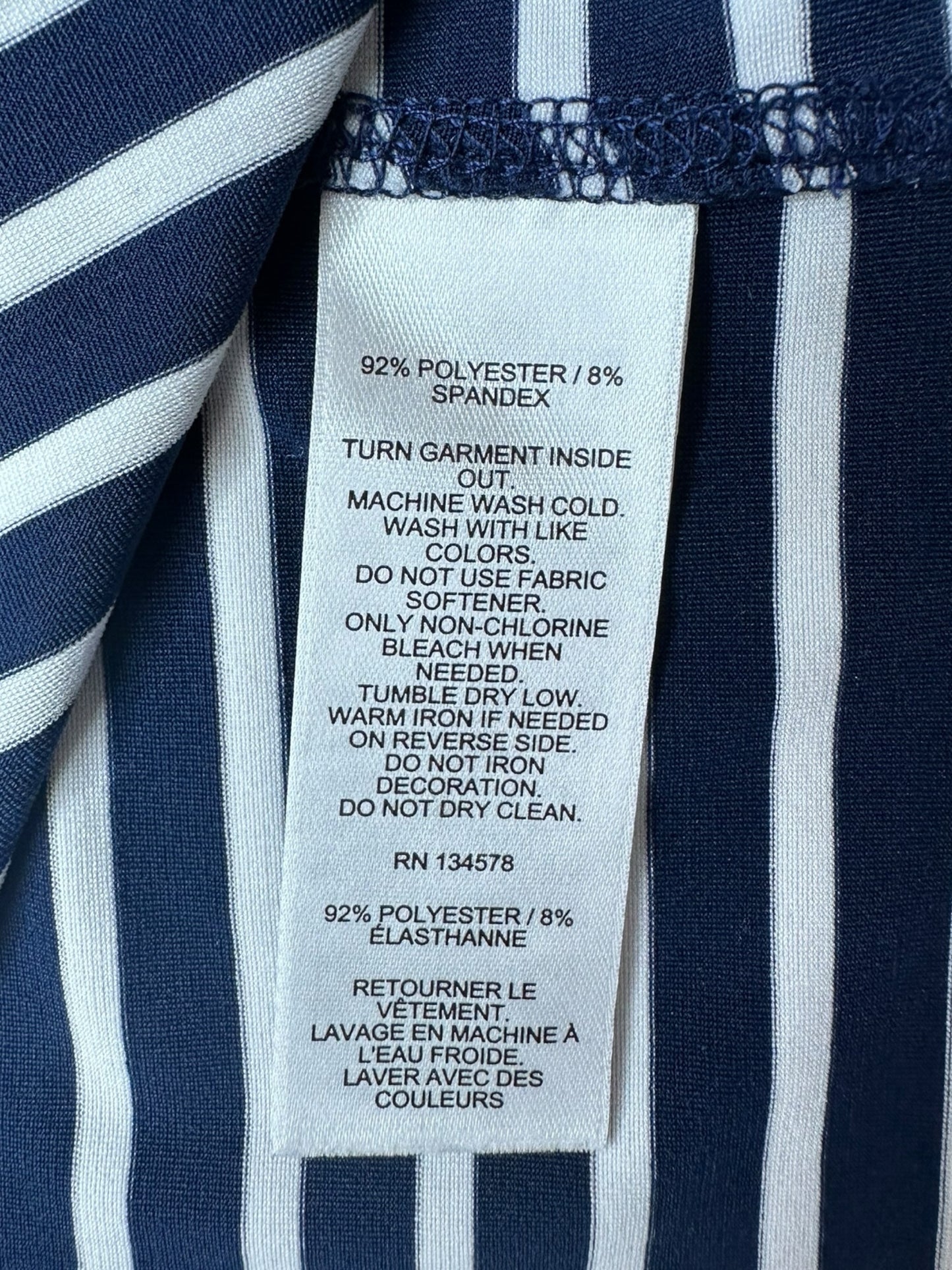 vineyard vines Navy Striped The Shep Shirt Size L